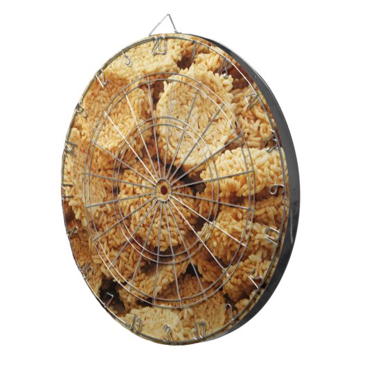 お餅を膨らませた～アジアのお菓子デザート食べ物 ダーツボード (正面右)