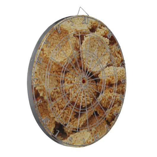 お餅を膨らませた～アジアのお菓子デザート食べ物 ダーツボード (正面左)