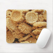 お餅を膨らませた～アジアのお菓子デザート食べ物 マウスパッド (マウス)