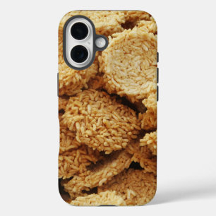 お餅を膨らませた~アジアのお菓子デザート食べ物 iPhone 16ケース