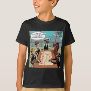 お馬さんの強盗がおかしい Tシャツ