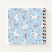 お馬鹿さんピンクリボン小悪魔カスタムスクリプト名 ノートブック (裏面)