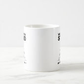 お馬鹿で静かで面白いマグカップ コーヒーマグカップ (中央)