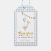 お馬鹿なガチョウの誕生日ギフトタグ ギフトタグ (正面)