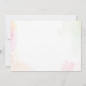 お馬鹿なガチョウの誕生日パーティーの写真ありがとうカード 招待状 (裏面)