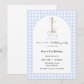 お馬鹿なガチョウの誕生日招待状 招待状 (正面/裏面)