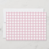 お馬鹿なガチョウの1歳誕生日パーティーの写真 招待状 (裏面)