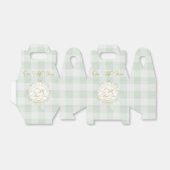 お馬鹿なグースのグリーンギンガム1歳誕生日 フェイバーボックス (折り畳みなし)