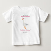 お馬鹿なゴーガルちゃんの1歳の誕生日パーティー ベビーTシャツ (正面)