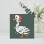 お馬鹿なゴースライト クリスマス 面白いダック Xmas ライト (スタンド正面)