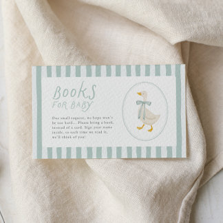 お馬鹿なゴーセのベビーシャワーブック 赤ちゃんのカード エンクロージャーカード