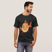 お馬鹿な魚 Tシャツ (正面フル)