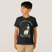お騒がせする可愛いペンギン Tシャツ (正面フル)