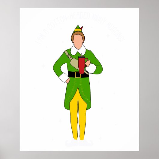 お高くとまったエルフのクリスマス ポスター (正面)