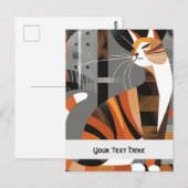 お高くとまった猫 ポストカード (正面/裏面)