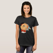 お魚さんと帽子 Tシャツ (正面フル)