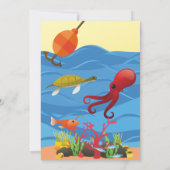 お魚にちなんだ特別な感謝カード サンキューカード (裏面)