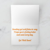 お魚のピンクの回復カード カード (内部)