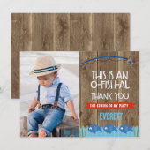 お魚の公式サンキュー フォト カード (正面/裏面)