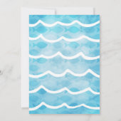 お魚の1歳誕生日釣りパーティー招待状 招待状 (裏面)