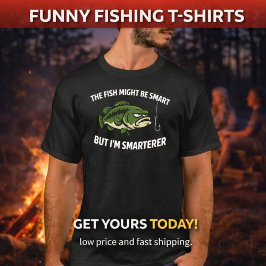 お魚は賢いかも | ジョークTシャツ Tシャツ