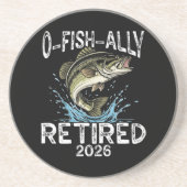 お魚友達は2026年引退 おもしろグッズ コースター (正面)
