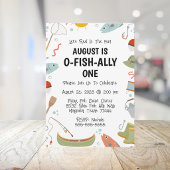 お魚友達1歳の誕生日 招待状