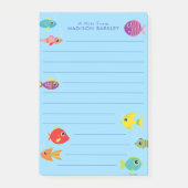 お魚水槽かわいい子供用 ポストイット (正面)