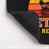 お魚級リタイアの面白い釣り人Tシャツ 退職 マウスパッド (コーナー)