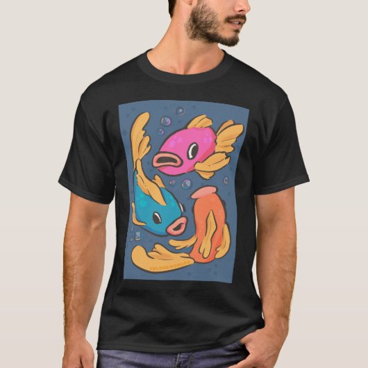 お魚 Tシャツ (正面)