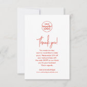 お鮮やか客様への感謝の気持ち サンキューカード (正面)