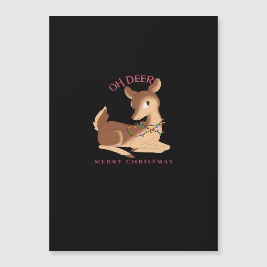 お鹿のクリスマス モダンデザイン (正面)