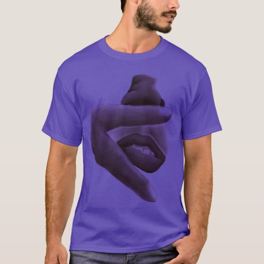 お鼻を拭いて 面白い Tシャツ (正面)