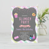 お10代の誕生日パーティーの招待状 招待状 (スタンド正面)