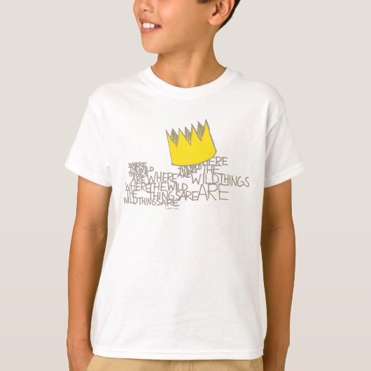 『かいじゅうたちのいるところ』| クラウン Tシャツ (正面)