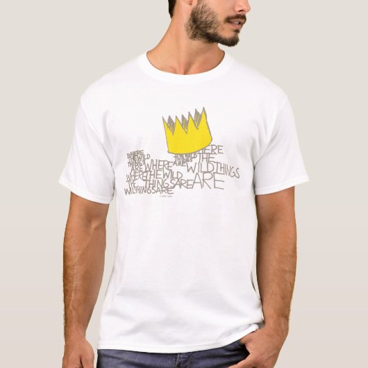 『かいじゅうたちのいるところ』| クラウン Tシャツ (正面)