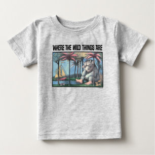 『かいじゅうたちのいるところ』 本の表紙 ベビーTシャツ