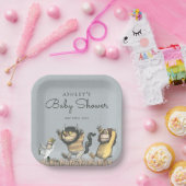 『かいじゅうたちの夜』ベビーシャワー 紙皿 (パーティー)