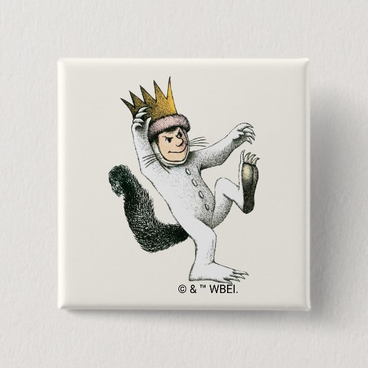 『かいじゅうたちの夜』 マックス 缶バッジ (正面)