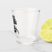 かいで下さい私のバッグ(ホッケーの悪臭)を ショットグラス (右)