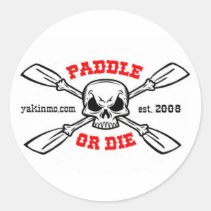 かいはまたはステッカーYakinmo.comの死にます ラウンドシール