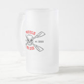 かいはまたはビールYakinmo.comガラス死にます フロストグラスビールジョッキ (正面左)