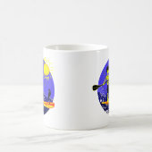 かいデザインを立てて下さい コーヒーマグカップ (中央)