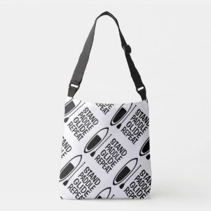 かい板十字の遺体袋 クロスボディバッグ