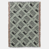 かい板毛布 スローブランケット (正面縦)