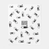 かい板毛布 フリースブランケット (正面)