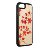 かえでの葉 CarvedウッドiPhoneケース (右)