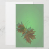 かえでは文房具を去ります 便箋 (正面/裏面)