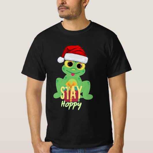 かえるでハッピー Tシャツ (正面)