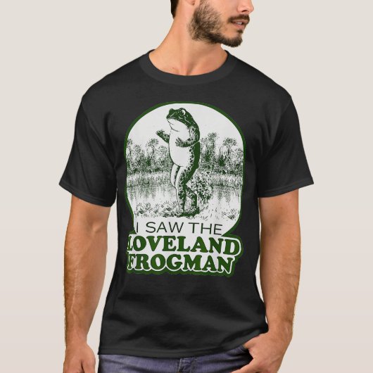 かえるに見えたのは、愛しいフログマン  Tシャツ (正面)